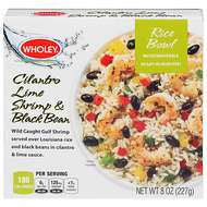 Wholey Bowls - Cilantro, Lime, Shrimp & Black Beans w. Rice 8oz