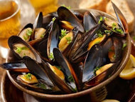 Mussels, whole black 1lb pack